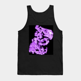 Purple crystal neon Tank Top